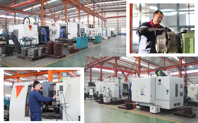 章丘三葉羅茨風(fēng)機廠家生產(chǎn)車間加工中心展示